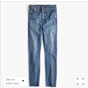 CURVY TOOTHPICK JEAN WITH BUTTON FLY size 27